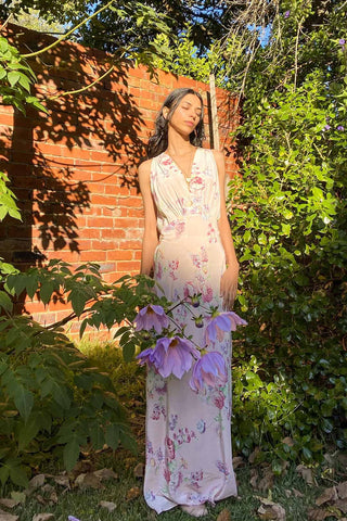 1940s Floral Slip Dress XS/S/M/L